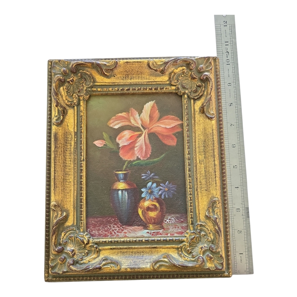 Vintage Framed Still Life Painting